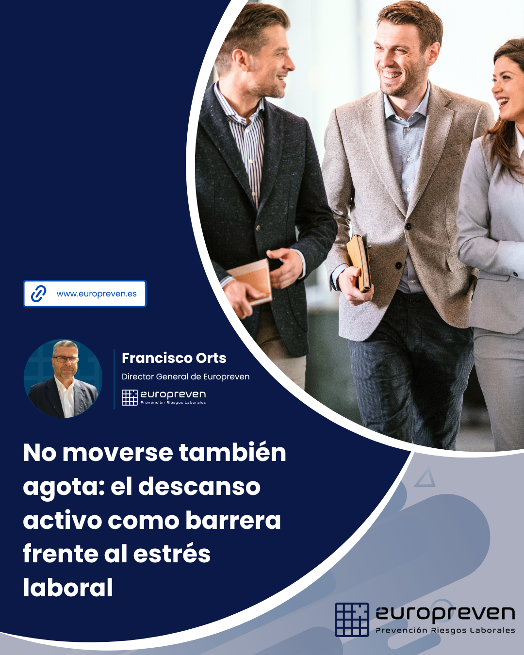 No moverse también agota: el descanso activo como barrera frente al estrés laboral